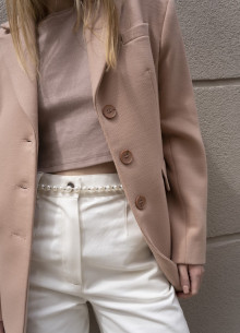 Жакет приталенный шерсть фото 1231969