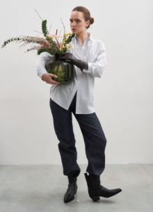 Рубашка oversized из итальянского хлопка фото 1232217