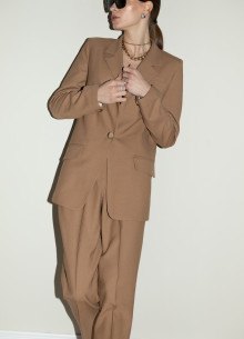 Жакет однобортный прямого силуэта фото 1231934