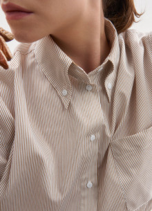 Рубашка oversized из итальянского хлопка фото 1083