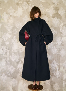 Пальто А-силуэта из итальянской шерсти  фото 1233143