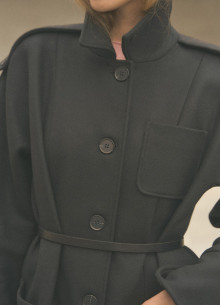 Однобортное пальто в длине макси  фото 1231808