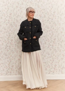 Жакет твидовый с бахромой фото 1232015