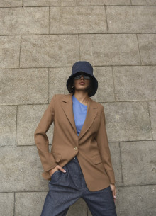 Жакет однобортный прямого силуэта фото 1231944