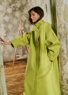 Пальто А-силуэта из итальянской шерсти  фото 1233134