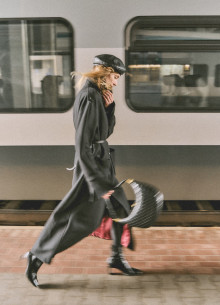 Однобортное пальто в длине макси  фото 1231807