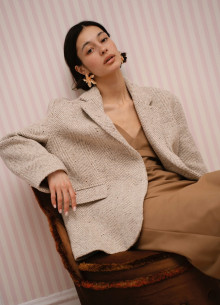 Жакет со спущенной линией плеча фото 1231983