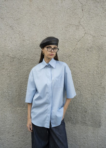 Рубашка с дизайнерским карманом фото 1232200