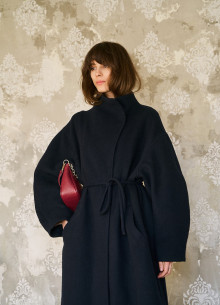 Пальто А-силуэта из итальянской шерсти  фото 1233144